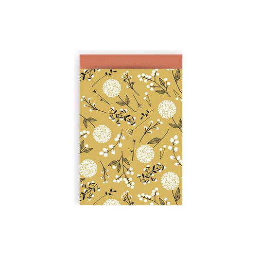 Cadeauzakjes | flowers big yellow (5 stuks)