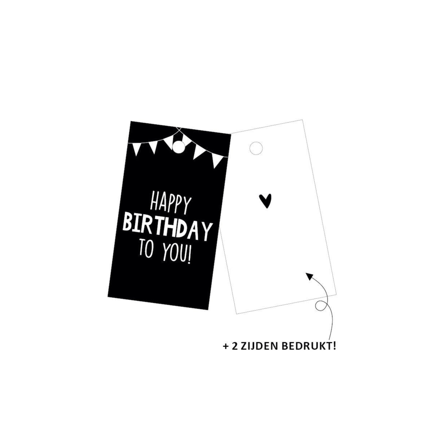 Cadeaulabel | happy birthday to you (5 stuks)