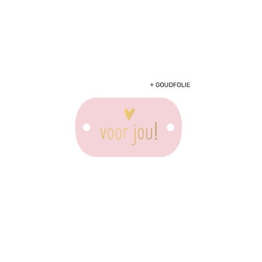 Cadeaulabel | voor jou (5 stuks)