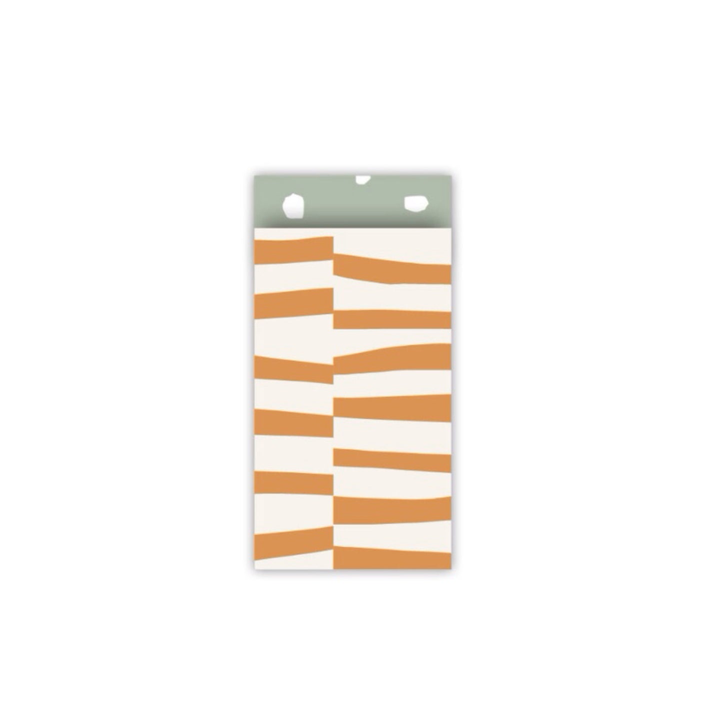 Cadeauzakjes - bold lines - natural - 5 stuks